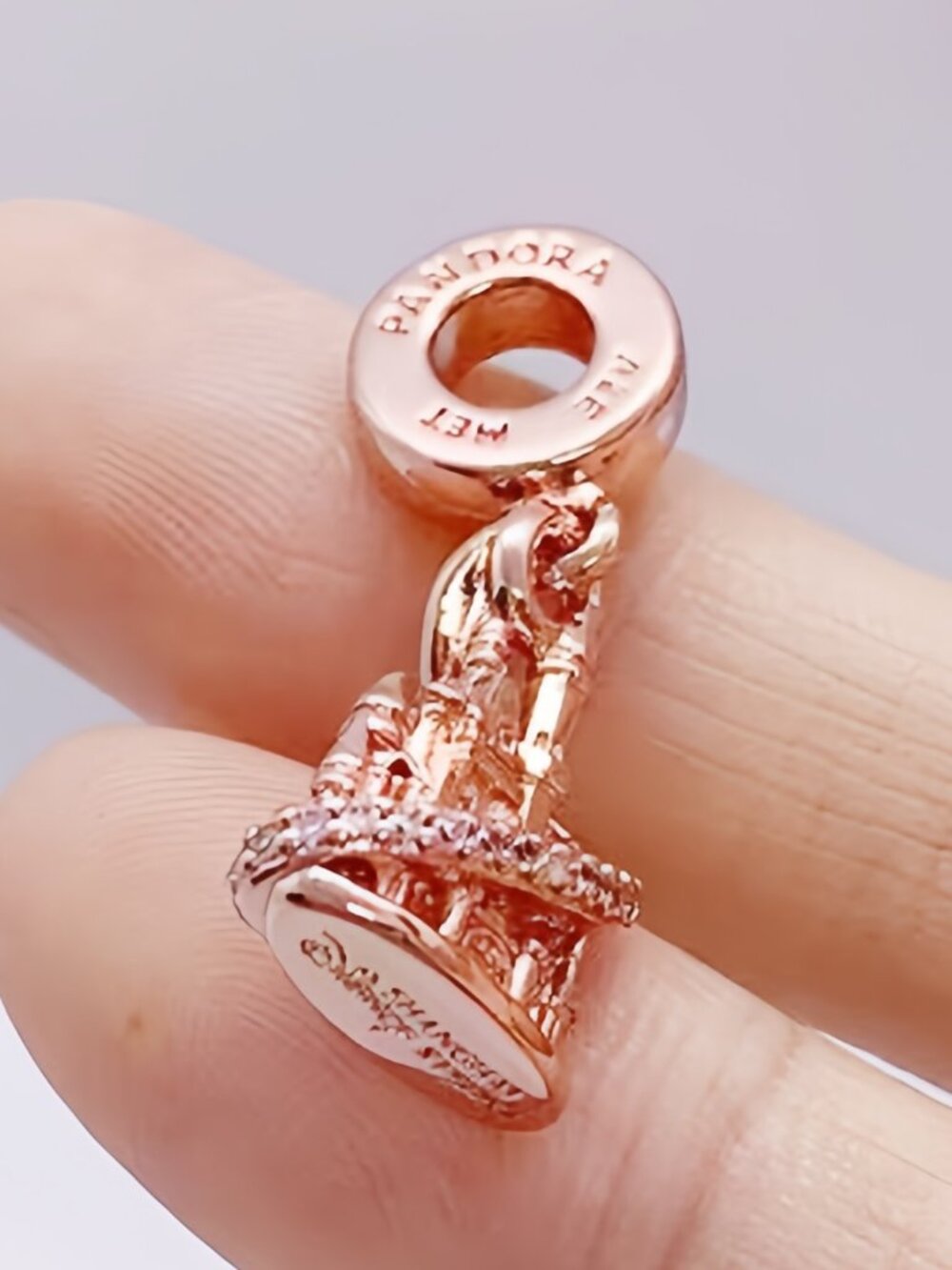 Fantasyland Castle Charm by Pandora Charm Rose Gold-Plated
